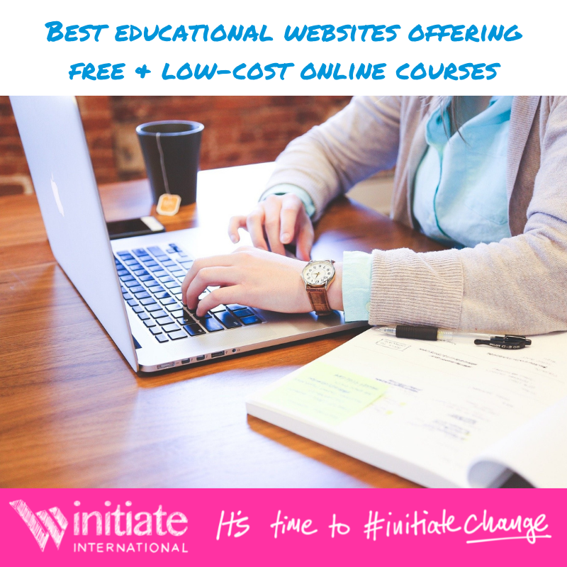 Best educational websites offering free & lowcost online courses Initiate International