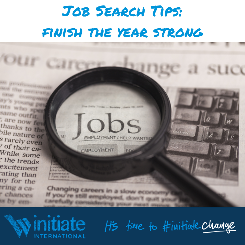 Job Search Tips: Finish the Year Strong