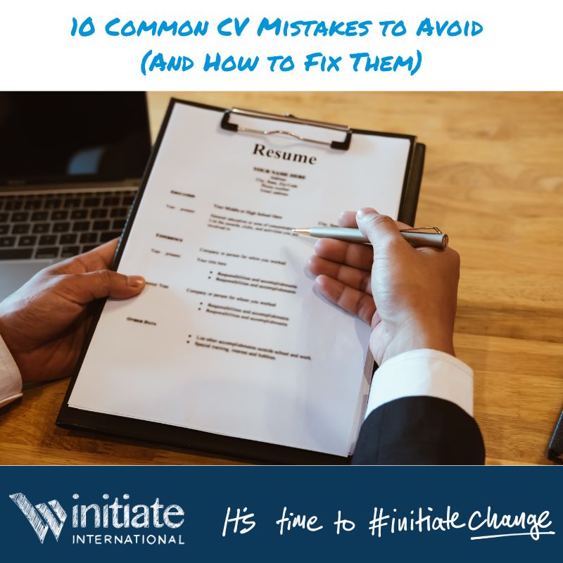 10 Common CV Mistakes to Avoid (And How to Fix Them)